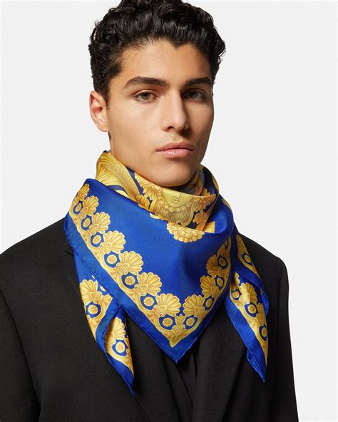 versace foulard uomo|Men's Foulards .